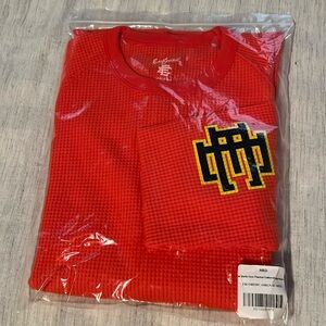 Eric Emanuel Orange Thermal w Black/Yellow Logo Medium